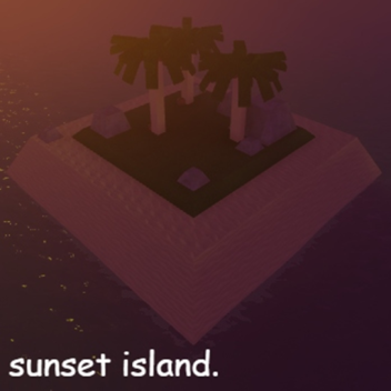 sunset island.