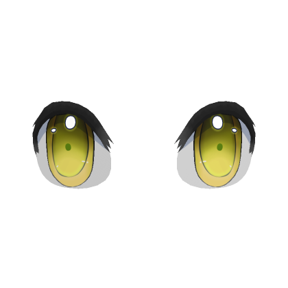 Yellow Glistening Anime Eyes | Roblox Item - Rolimon's