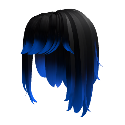 Black Blue Hair's Code & Price - RblxTrade