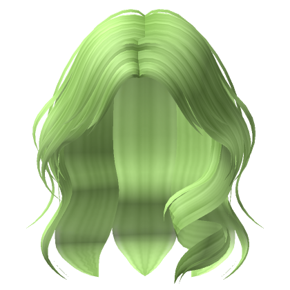 Lovely Waves Hair (Green) - Roblox
