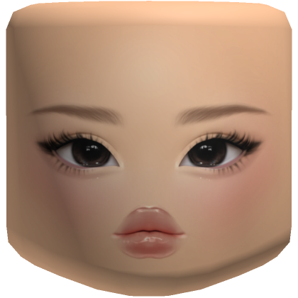 Baby Doll Face Makeup Light Orange Roblox Item Rolimon S Png