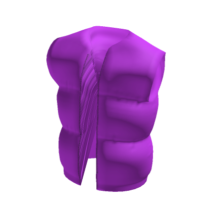 Roblox Item purple puffer vest