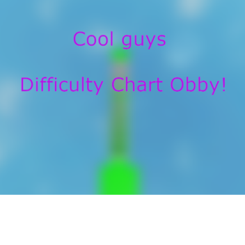 Cool Guys Difficulty Chart Obby!