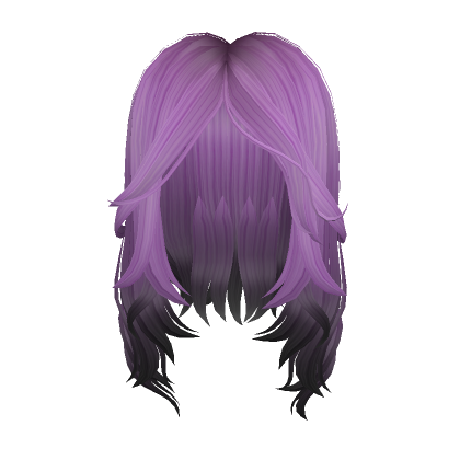 She Wolf Hair - Purple Black Ombre | Roblox Item - Rolimon'S
