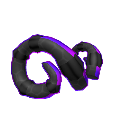 Roblox Item Purple Infused Black Horns