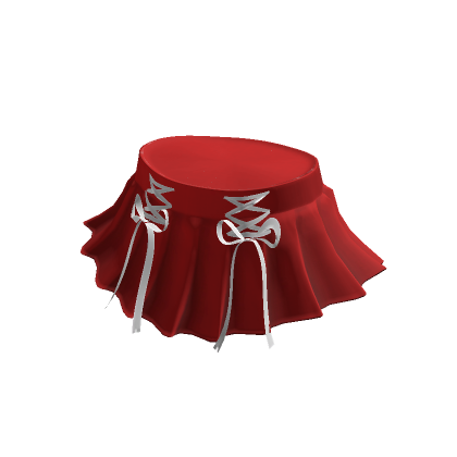 Ribbons Mini Skirt Red Roblox