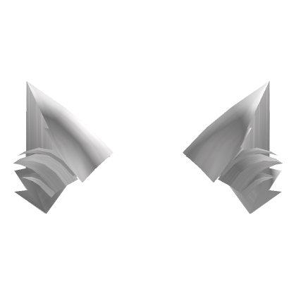 White Cat Ears Hairstyle - Roblox