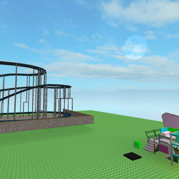 My new Roblox theme park. (Rollercoasters fixed)
