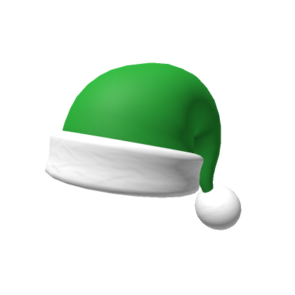 Roblox Item Green Santa Cap
