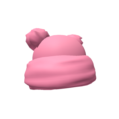 Roblox Item Pink Oversized Beanie
