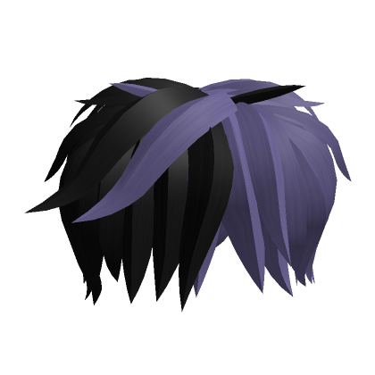 Stylish Purple Black Hair | Roblox Item - Rolimon's