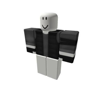 Black Vest with Gray Undershirt and Gloves - Roblox