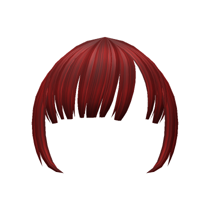 Side-Parted Full Bangs (Crimson Red) 's Code & Price - RblxTrade
