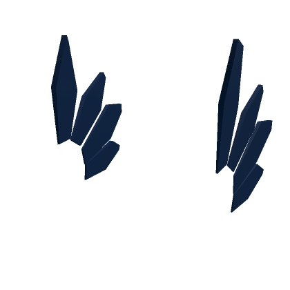 Navy Blue Feathers of a Valkyrie (Add on) | Roblox Item - Rolimon's