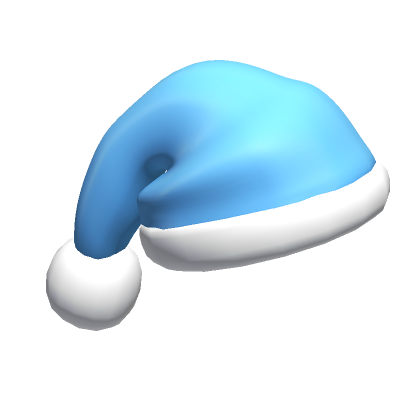 Blue santa claus hat deals