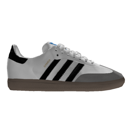 Adidas White Samba OG Shoes - Right