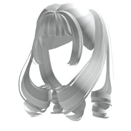 White Anime Fairy Hair - Roblox