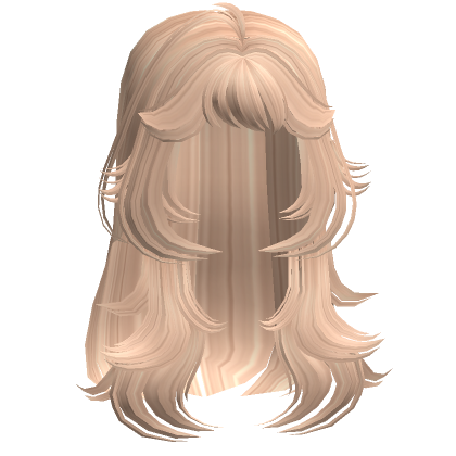 Anime Wolfcut Layered Messy Hair Blonde to Brown