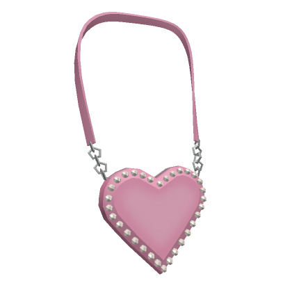 Roblox Item Pink Pearl Heart Bag