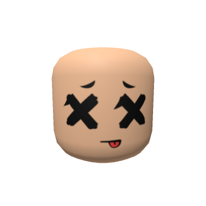Anime Head - Silly Dead Face | Roblox Item - Rolimon's