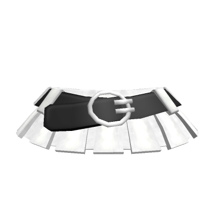 Chibi Doll Y2K White Preppy skirt Roblox