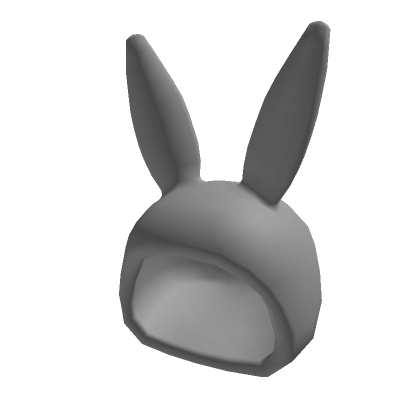 Roblox Item Simple Grey Bunny Hoodie