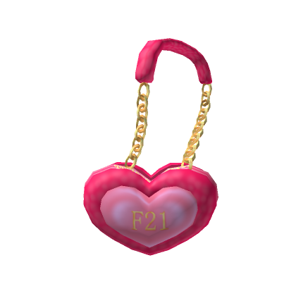 Roblox Item Forever 21 Sherpa Heart Purse