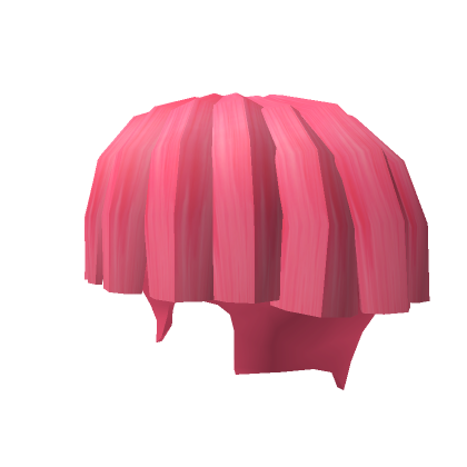 Roblox Item Pink K -Bowl Cut  Hair