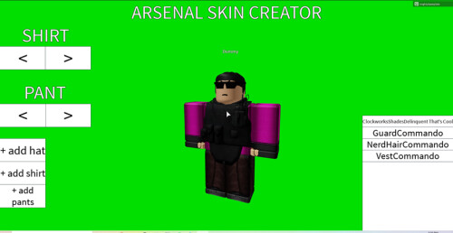 the creator skin - Roblox
