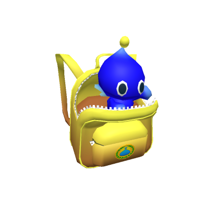 Roblox Item Yellow Waving Chao Backpack