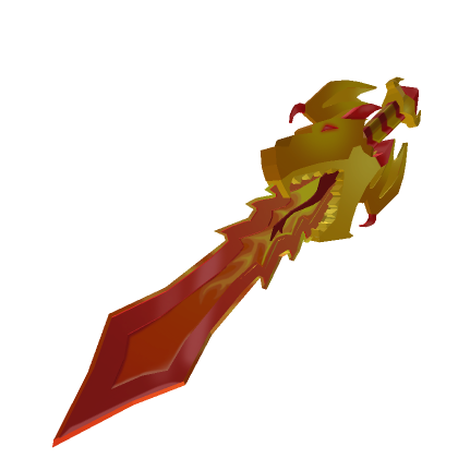 Red & Gold Dragon Blade  Roblox Item - Rolimon's