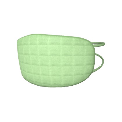 Roblox Item Green Quilted Face Mask 🐸