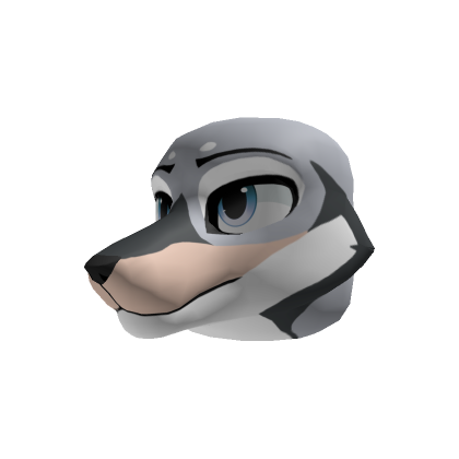 Silver Coyote Head | Roblox Item - Rolimon's