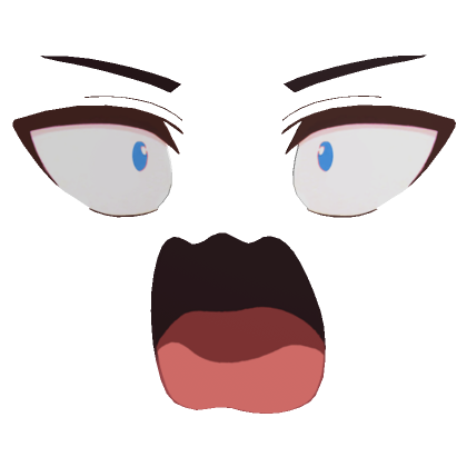 😮 Shocked Anime Face (3D) 😮 | Roblox Item - Rolimon's