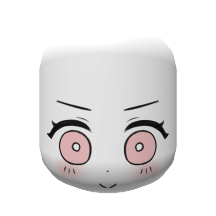 How to make white eyes and white smile in Roblox 