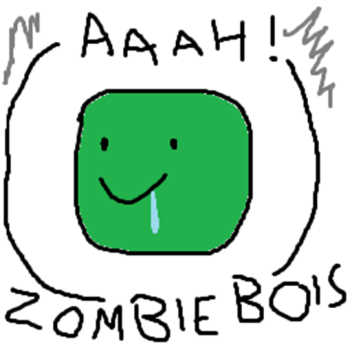 the zombie bois is hungrey