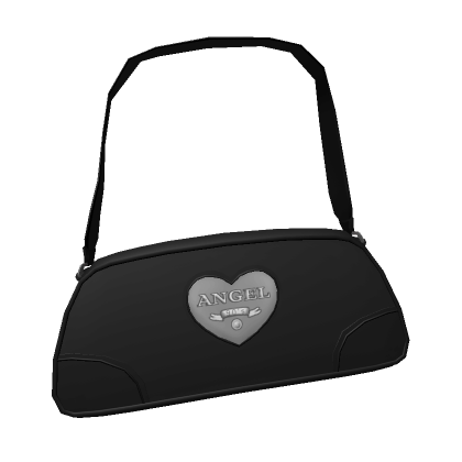 Y2K LOVE Shoulder Tote Bag in Black (3.0)