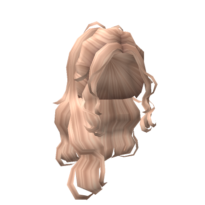 Long Super Model Curly Hair (Blonde) - Roblox