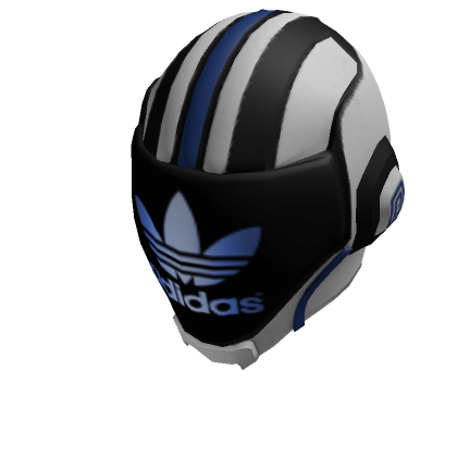 Roblox Item adidas Blue & Black Gamer Helmet