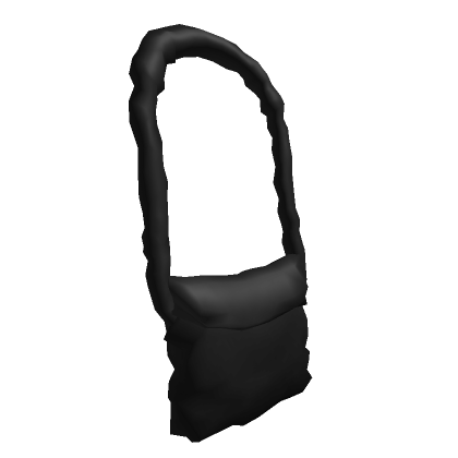Roblox Item Fluffy Black Shoulder Bag (1.0)