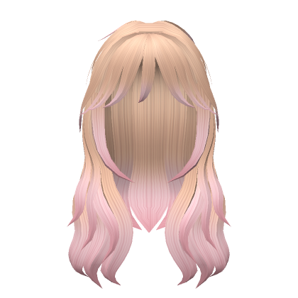 Long Luscious Popular Preppy Hair (Blonde Pink)'s Code & Price - RblxTrade