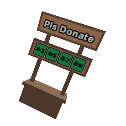 Roblox Item Mini Donation Stand