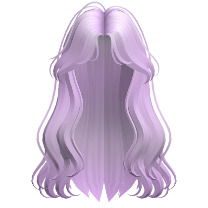 Purple Long Wavy Hair - Roblox