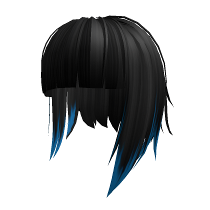 Emo Hair [Blue Highlights] | Roblox Item - Rolimon's