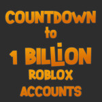 Countdown to 1 billion roblox users