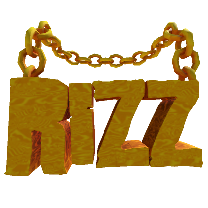 Roblox Item W Gold Rizz Chain