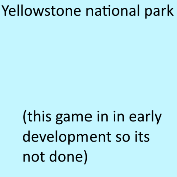 Yellow stone national park **TEST SERVER**