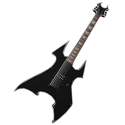 black and white electric guitar | Roblox Item - Rolimon's