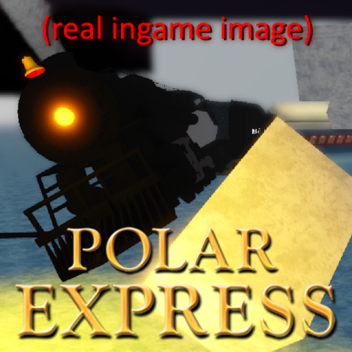 Cena de gelo Polar Express precisa