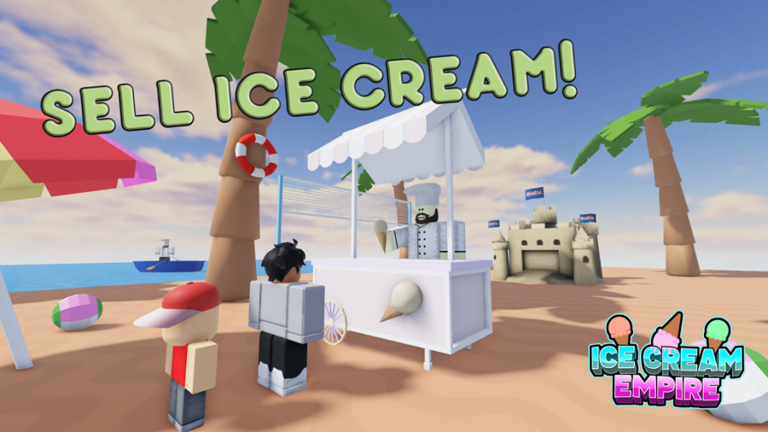 GET INFINITE ICE CREAM  Ice cream empire tycoon put me in Roblox